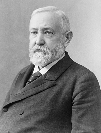 Official portrait of Benjamin Harrison