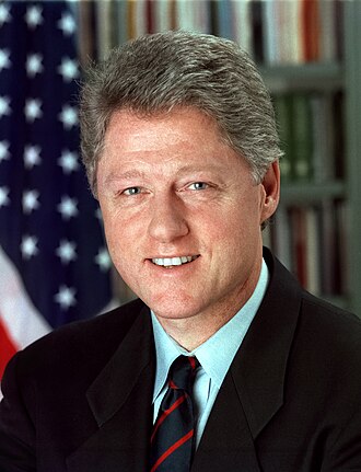 Official portrait of Bill Clinton