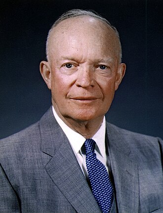 Official portrait of Dwight D. Eisenhower