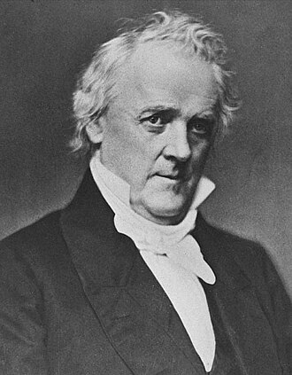 Official portrait of James Buchanan