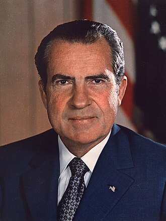 Official portrait of Richard Nixon